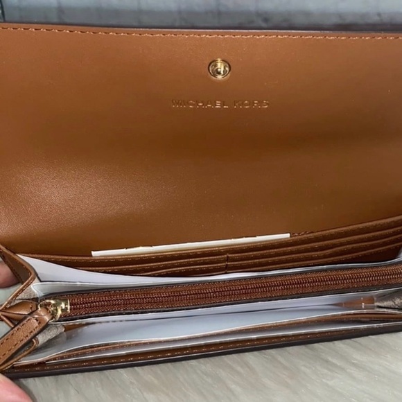 Michael Kors PORTIA Lge Tote/NOVEAU HAMILTON Lge Carryall Wallet 2pc Set - Picture 7 of 8